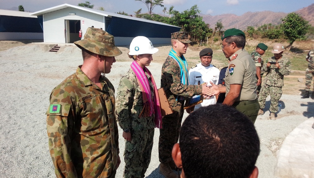 Seabees complete trilateral exercise with Timorese and Australian engineers