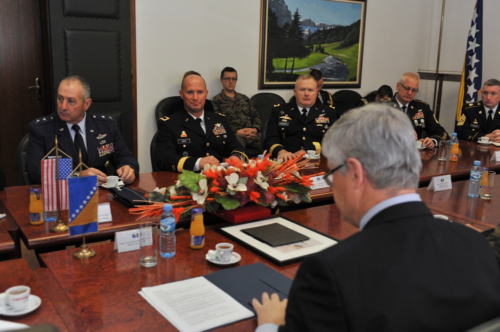 Colorado TAG visits NATO HQ Sarajevo