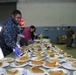 Thanksgiving dinner at Misawa Air Base