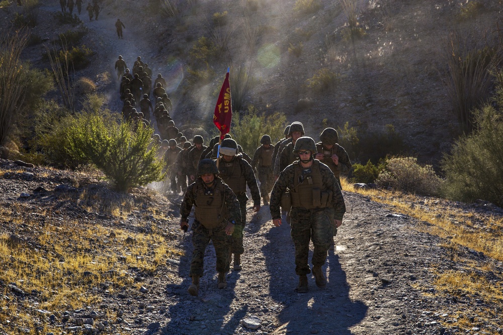 Yuma Marines go Hiking on Hump Day