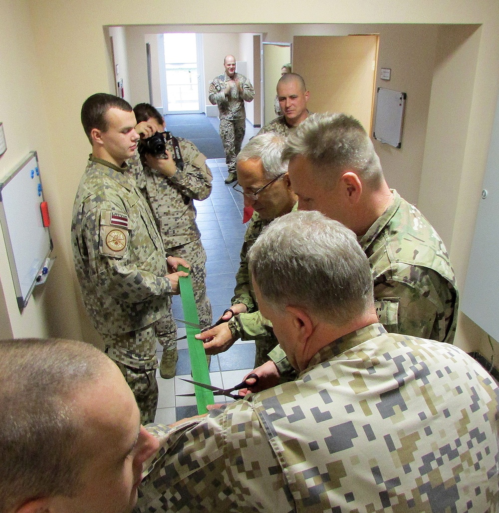 Michigan National Guard Soldier receives Latvian award, participates in JTAC system ribbon-cutting