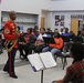 Commandant’s Own Drum Major visits Landry-Walker High School