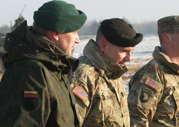 Army Europe commander in Rukla