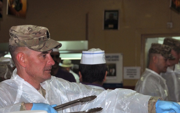 TAAC-S and 1st Cavalry Division host Thanksgiving celebration