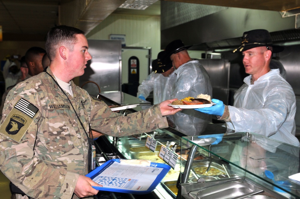TAAC-S and 1st Cavalry Division host Thanksgiving celebration