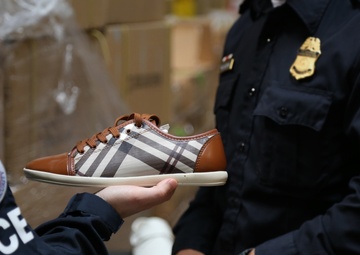 HSI special agents seize counterfeit merchandise