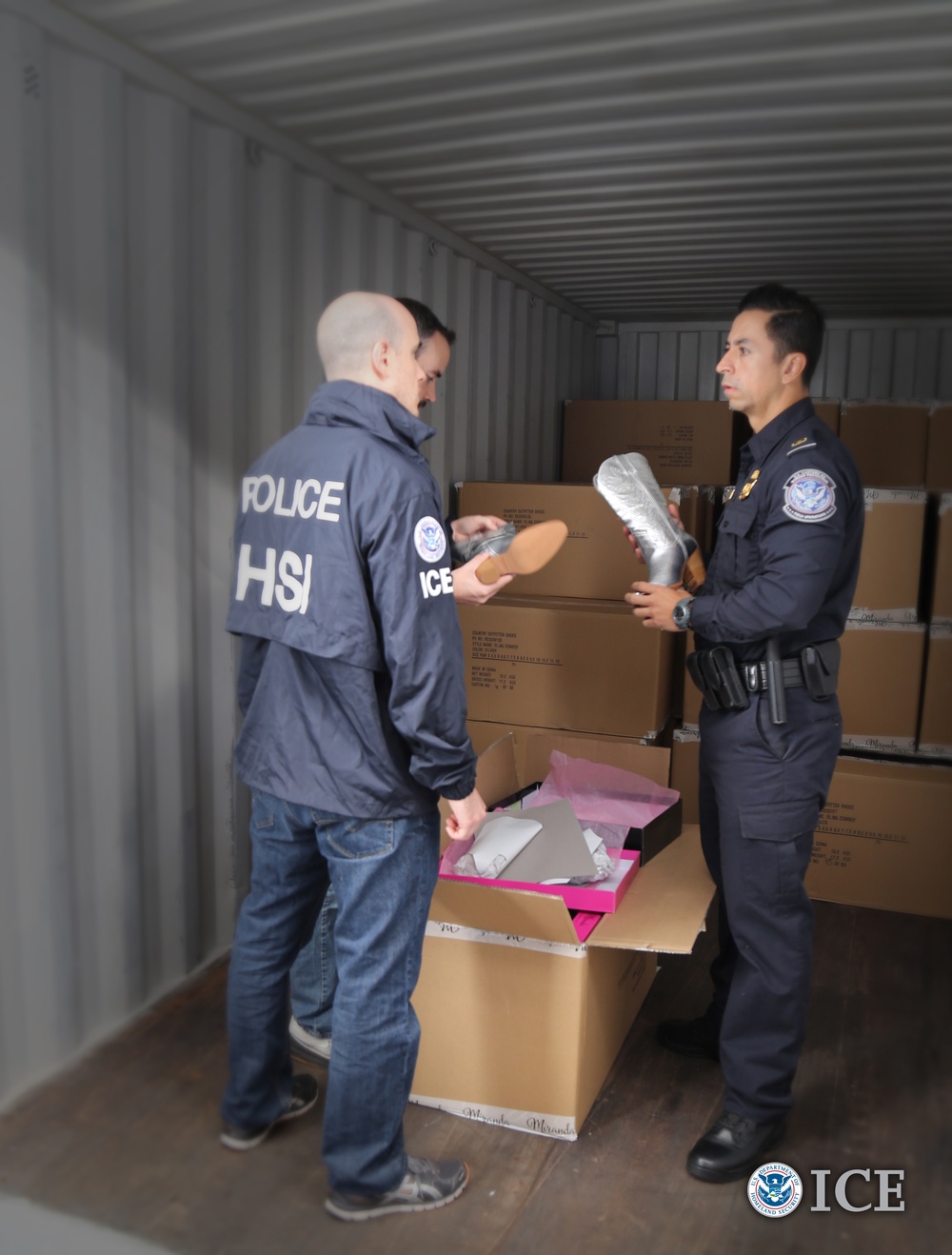 HSI and CBP agents seize counterfeit merchandise