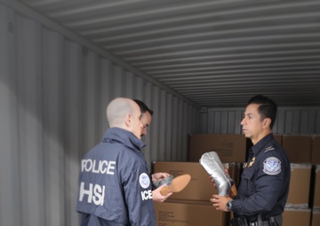 HSI and CBP agents seize counterfeit merchandise