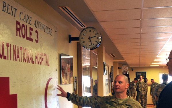 Deputy Secretary of Defense greets troops at Kandahar Airfield