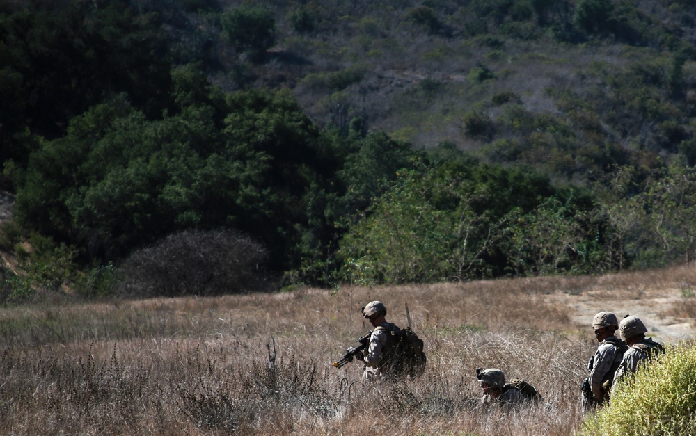 Marines conduct mechanized raid