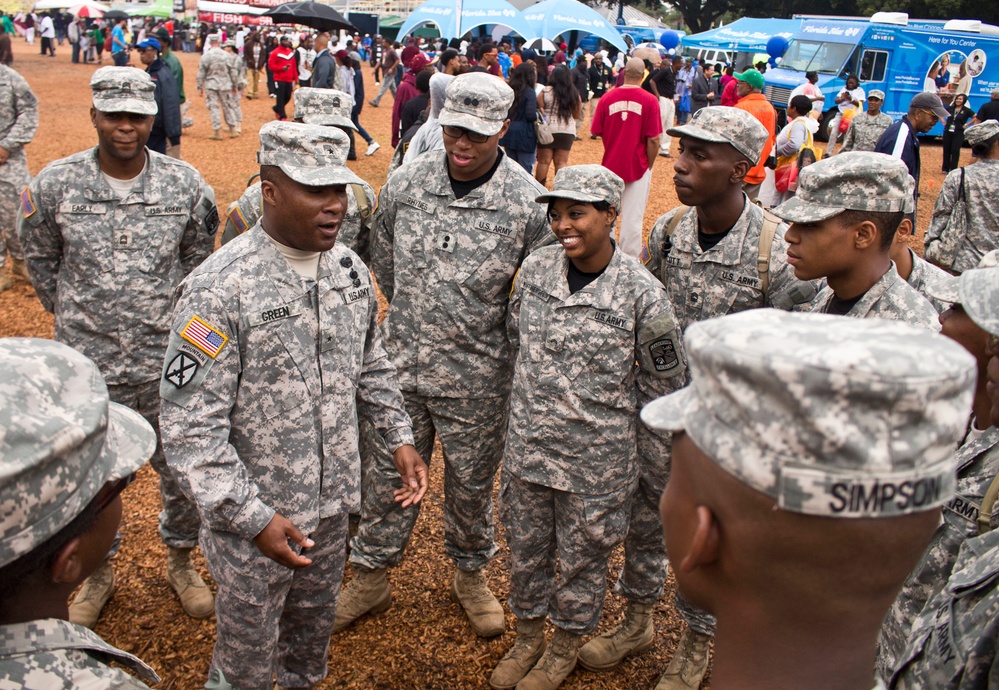 Beyond the Gridiron: Army Reserve engages fans, cadets, community at Florida Classic