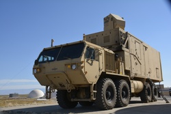 Laser defense system under test at White Sands