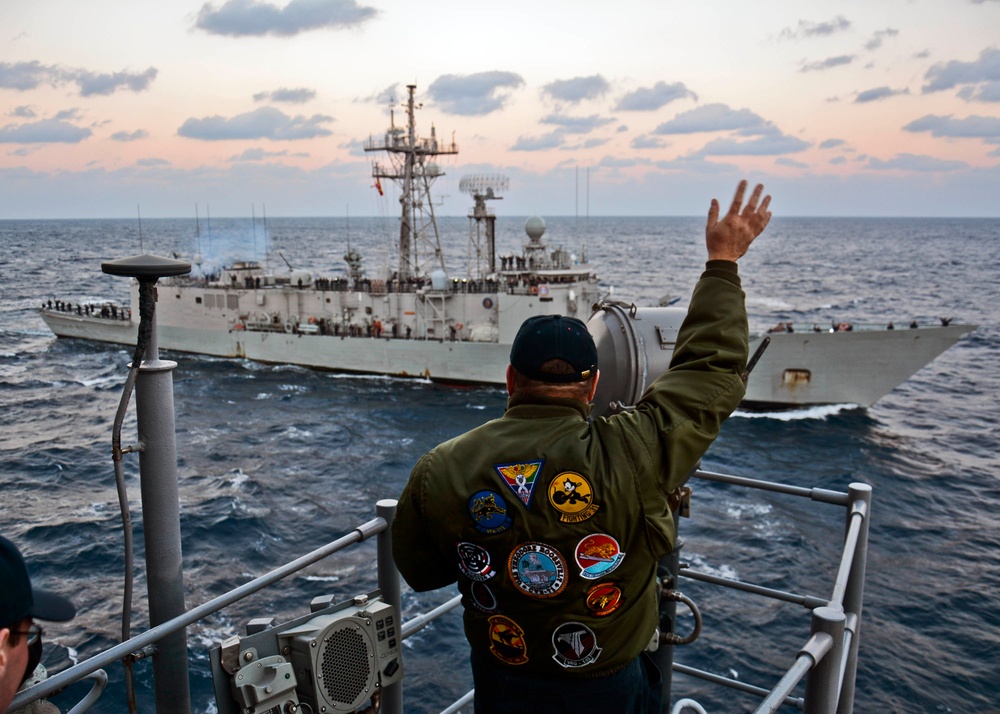 USS Leyte Gulf operations