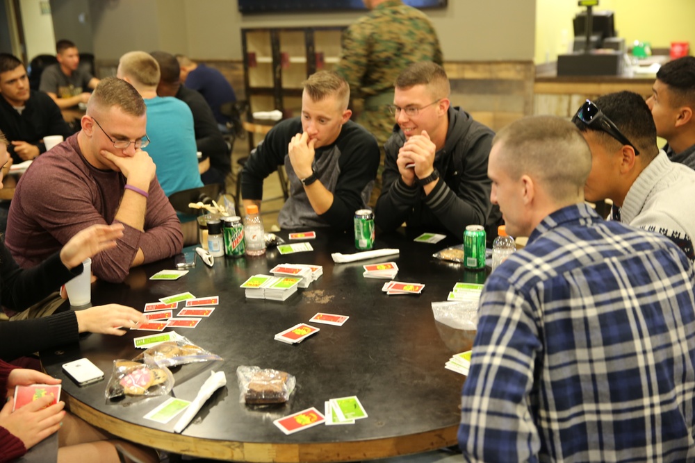 Marines, Sailors enjoy Thanksgiving dinner