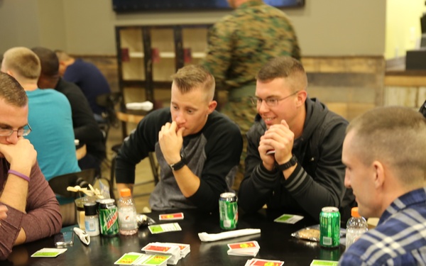 Marines, Sailors enjoy Thanksgiving dinner