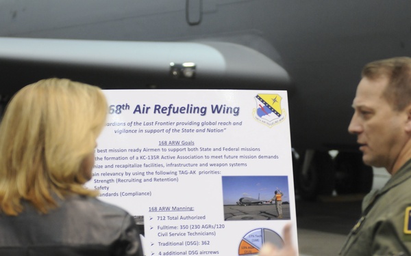 SECAF visits Eielson Air Force Base