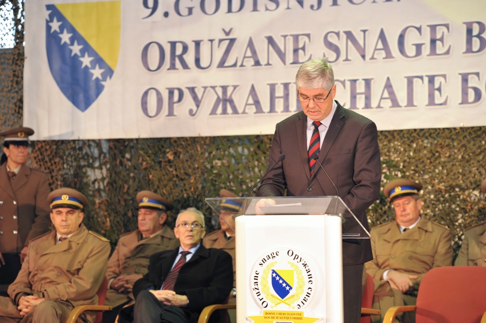 Armed Forces BiH hosts 9th anniversary ceremony