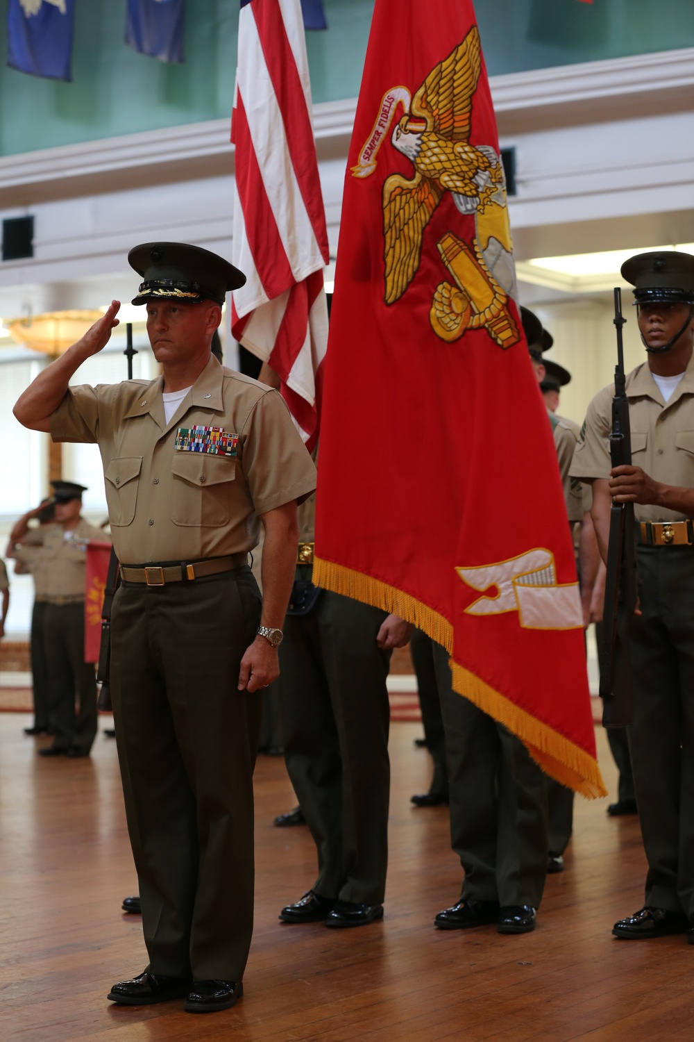 1st Battalion Change of Command Ceremony