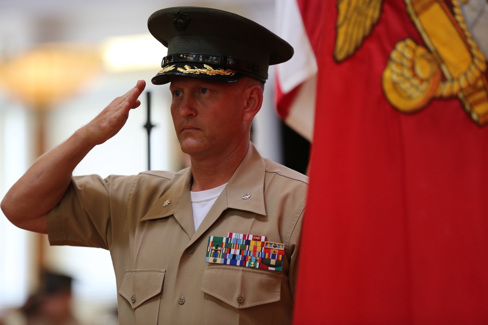 DVIDS - News - First Change of Command at Marine Force Storage Command