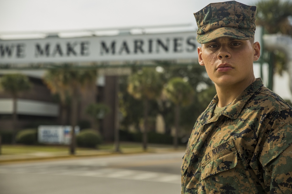 Anniston, Ala. native training at Parris Island to become U.S. Marine