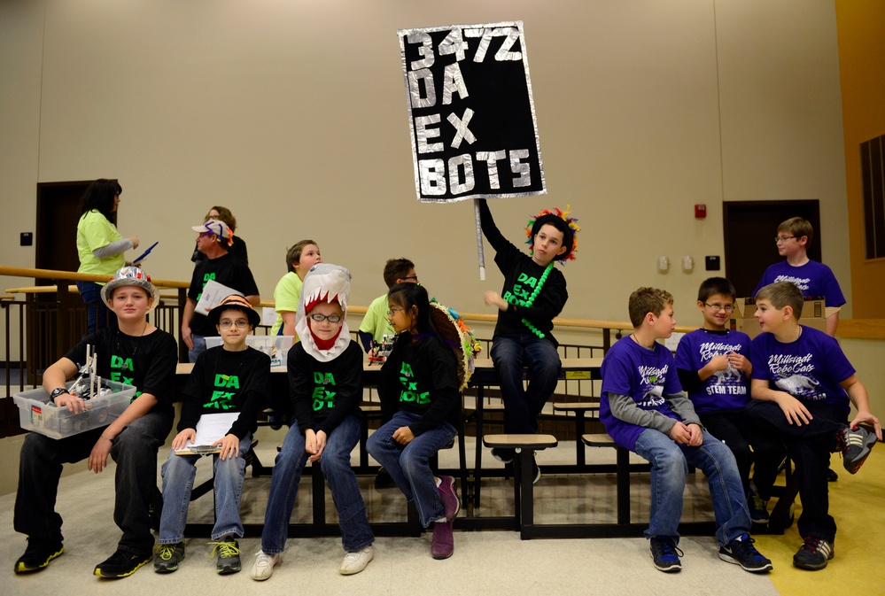 Scott members mentor students in robotics competition