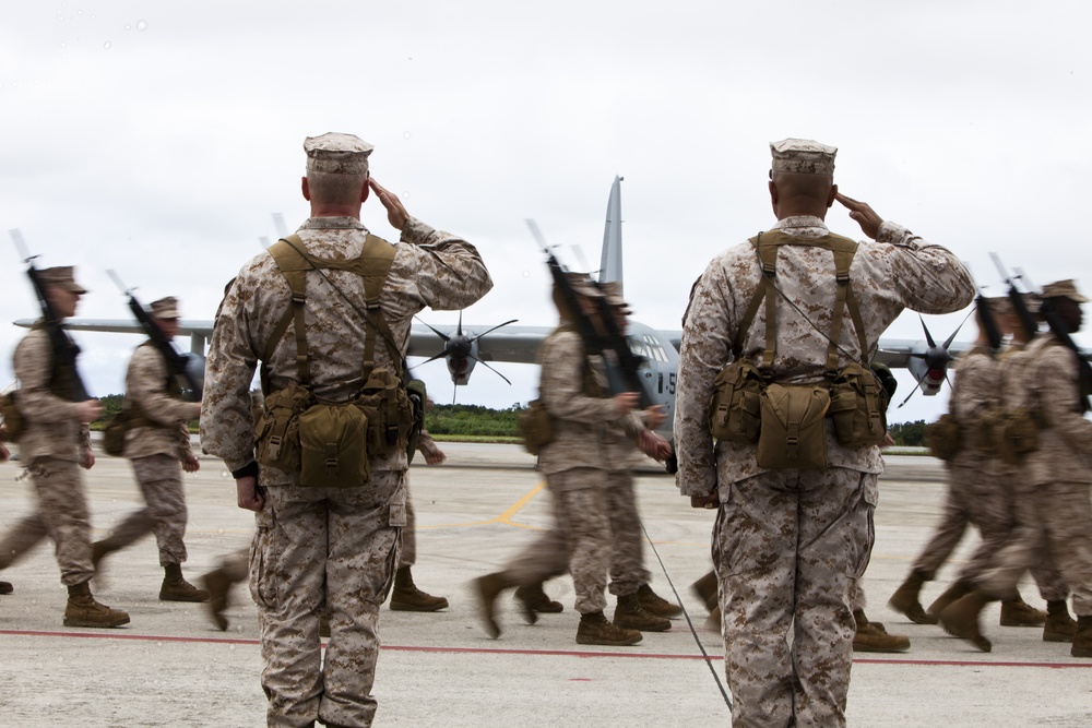 Change of command ceremony