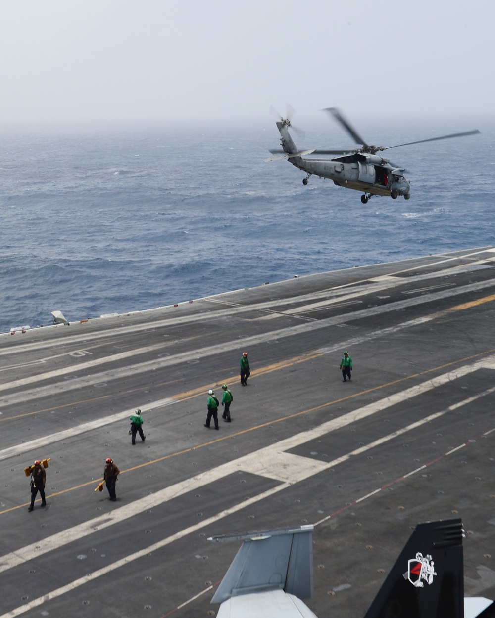 USS Nimitz flight deck operations