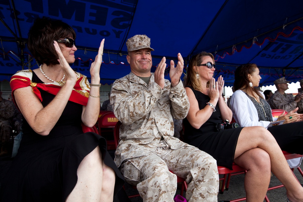 Marine Aircraft Group 36 change of command ceremony