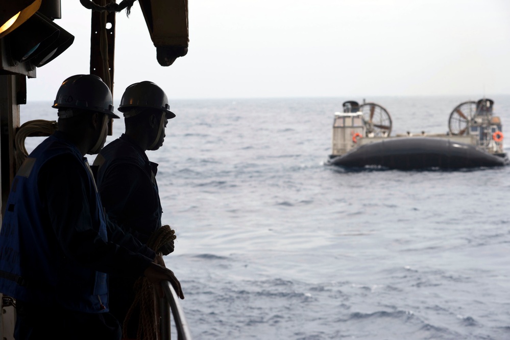 USS Germantown operations