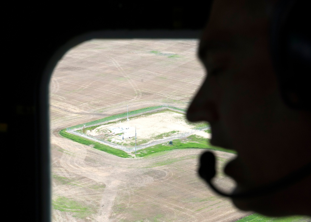 Gen. Martin E. Dempsey observes nuclear launch facilities for LGM-30G Minuteman III intercontinental ballistic missiles