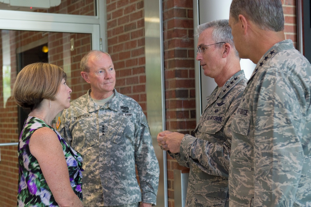 Gen. Dempsey visits Scott Air Force Base