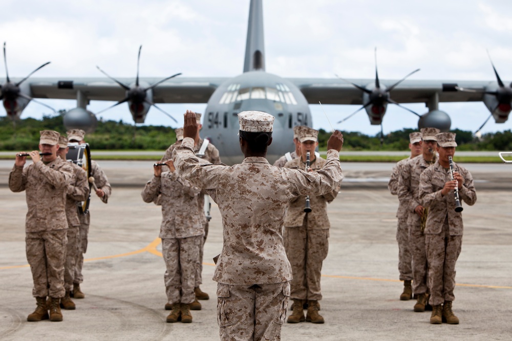 Marine Aircraft Group 36 change of command ceremony