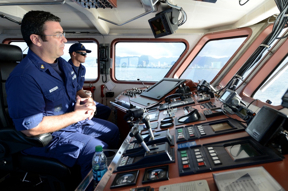 USCGC Kittiwake got underway for local law enforcement operations