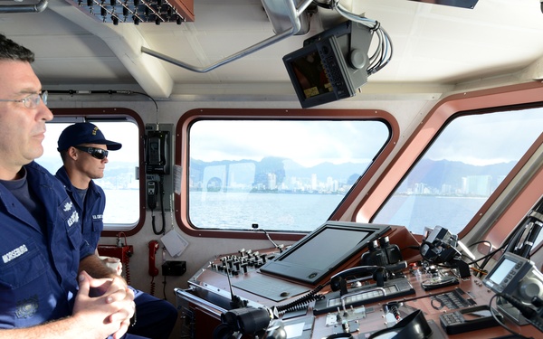 USCGC Kittiwake got underway for local law enforcement operations