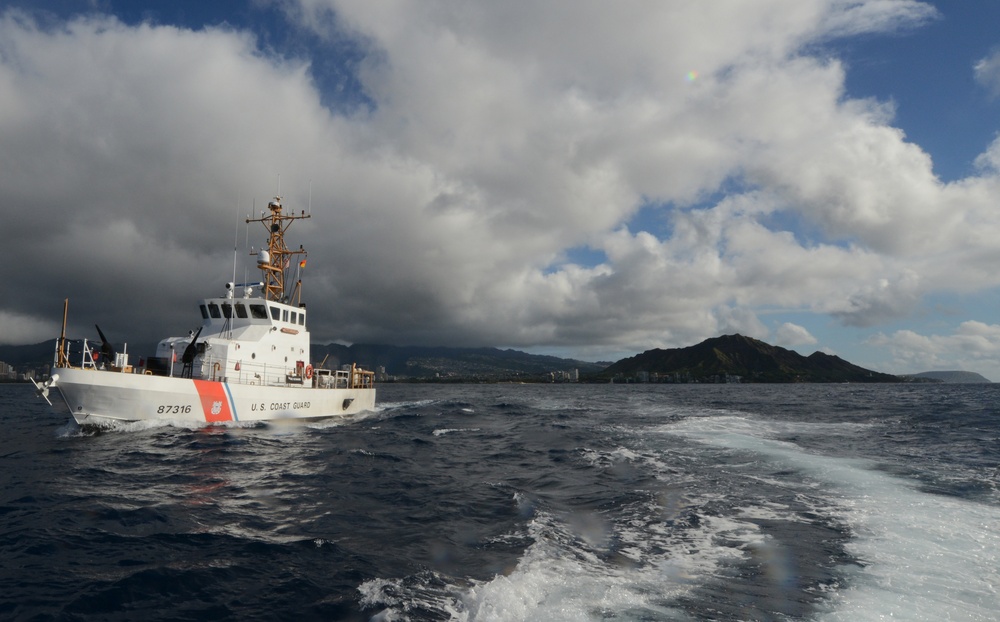 USCGC Kittiwake got underway for local law enforcement operations