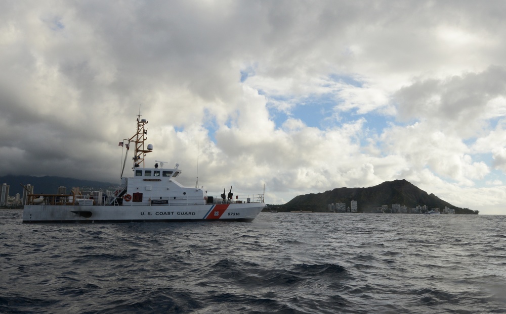 USCGC Kittiwake got underway for local law enforcement operations