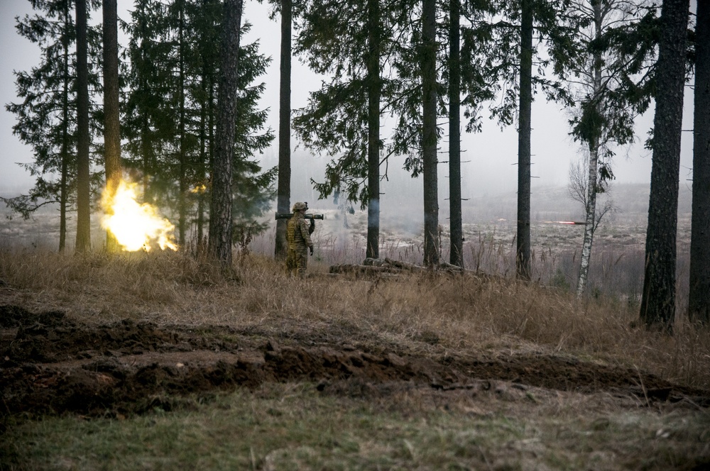 2-8 Cav take on Estonian Range