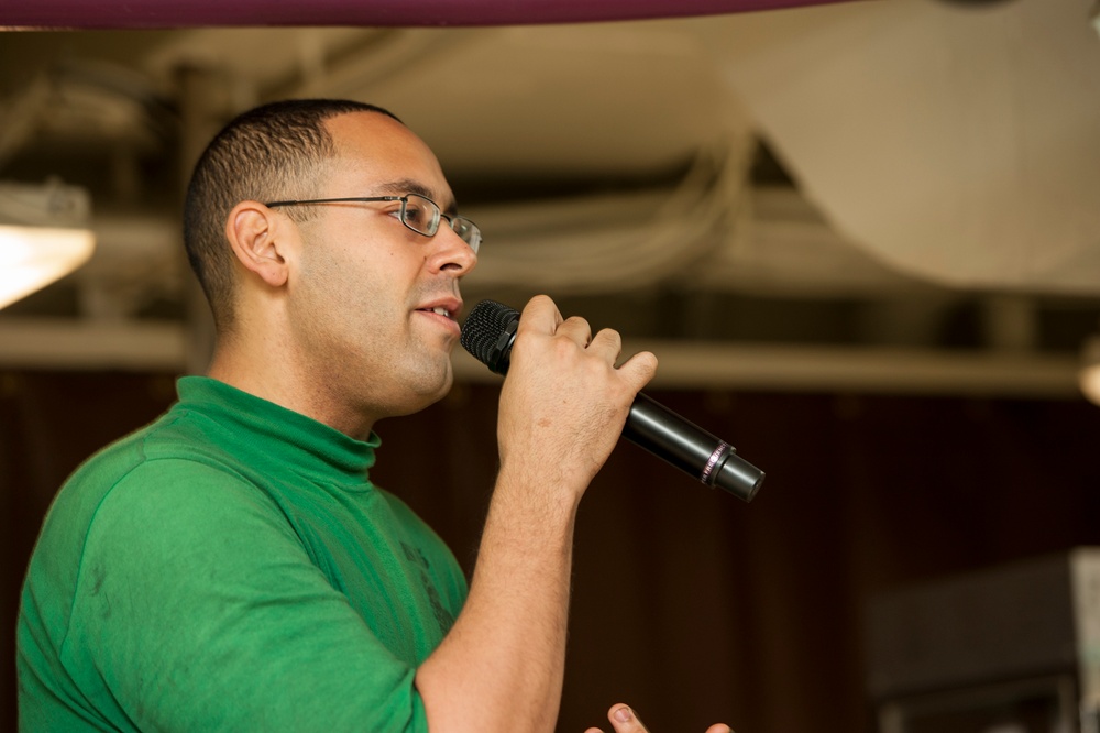 USS Carl Vinson holds Vinson Idol contest