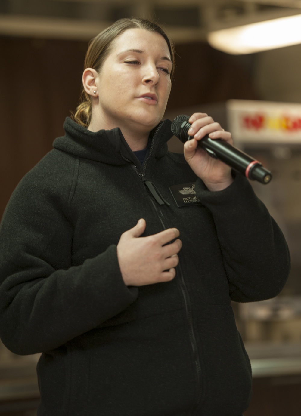 USS Carl Vinson holds Vinson Idol contest