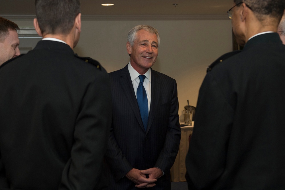 Secretary of defense hosts SLC