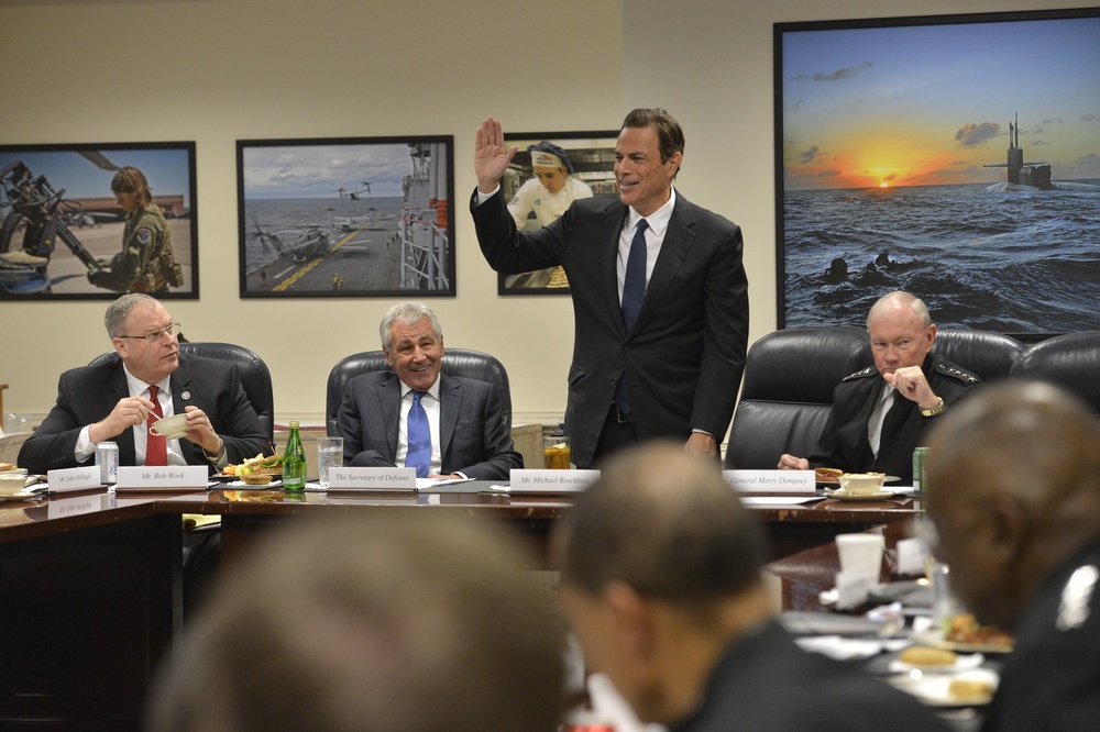 Secretary of defense hosts SLC