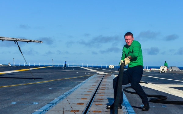 USS John C. Stennis operational training period