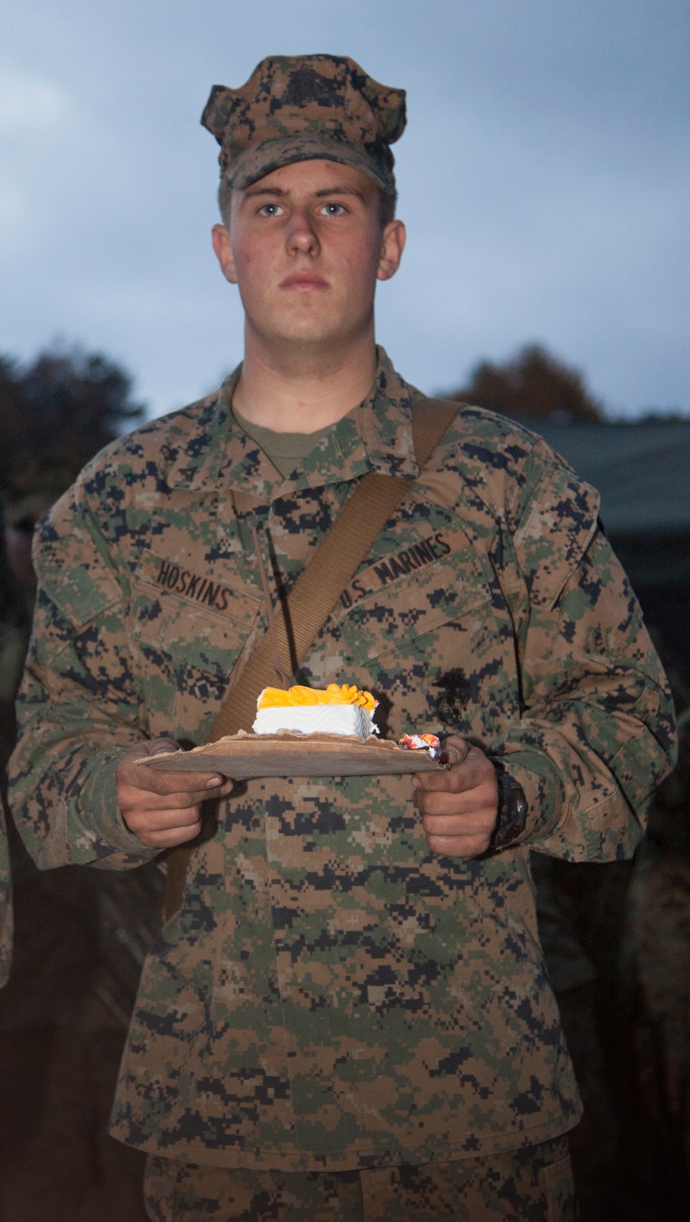 Artillery Marines celebrate 239th birthday in field environment