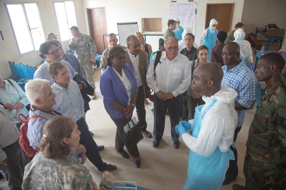 Assistant Secretary of Defense Michael Lumpkin visits Liberia