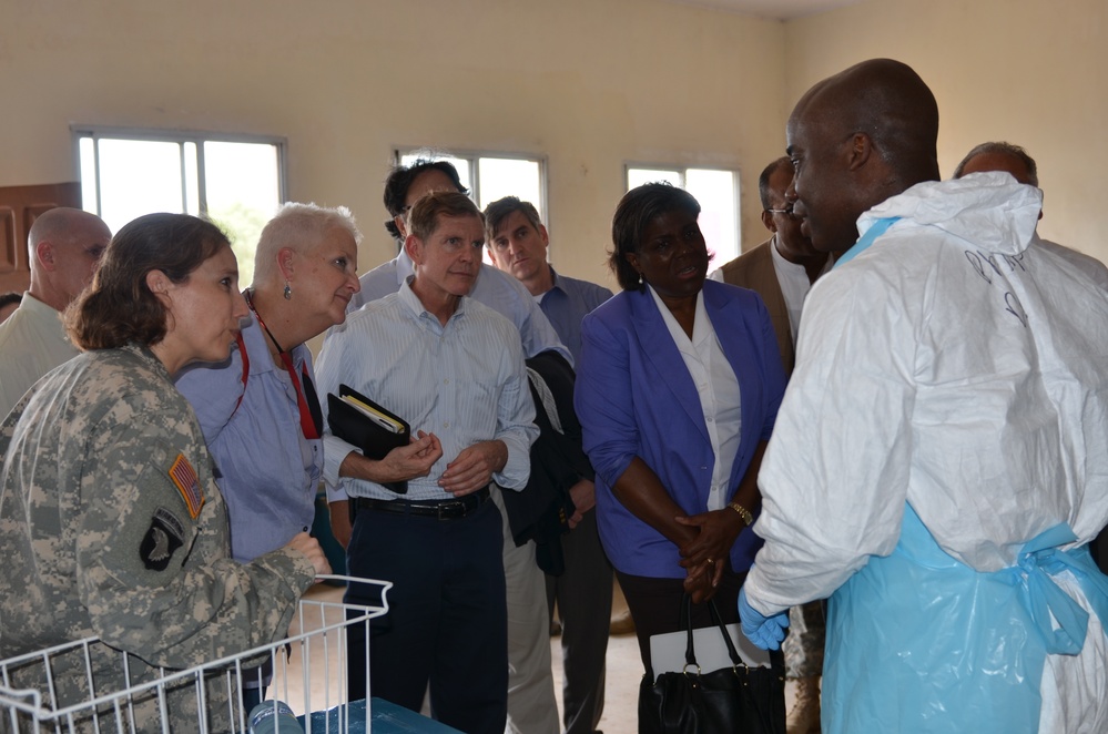 Assistant SECDEF Lumpkin visits JFC-UA in Liberia