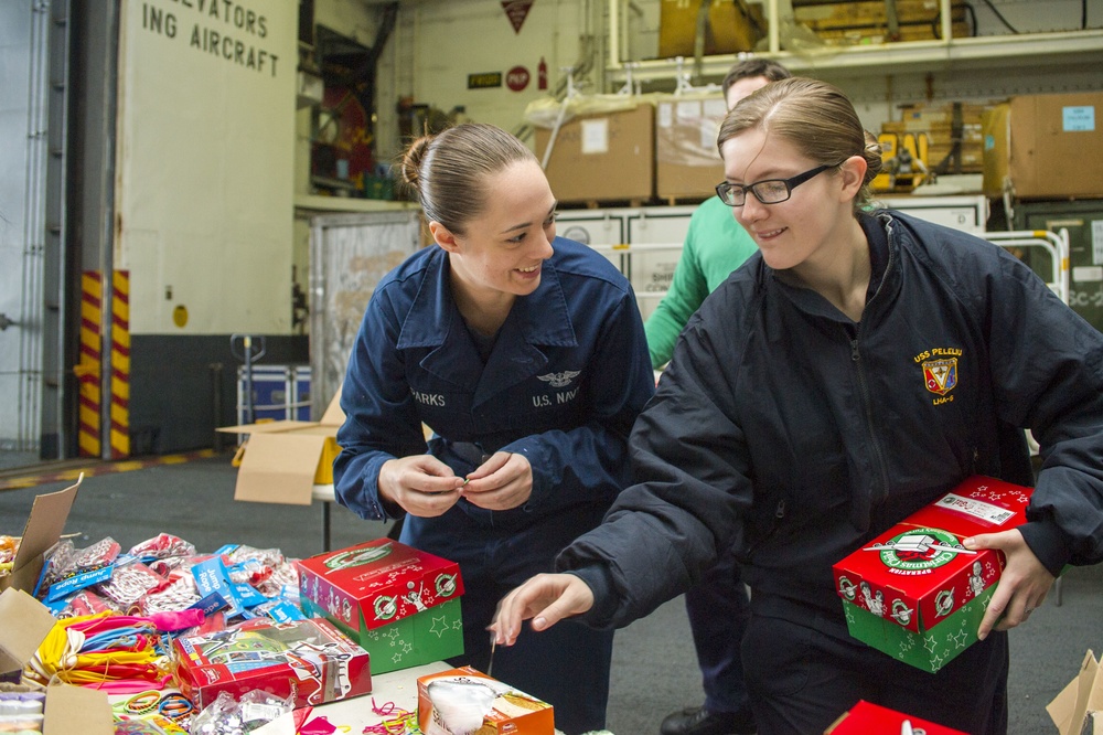Peleliu participates in Operation Christmas Child