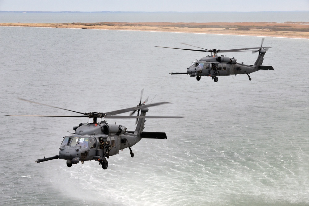 101st Rescue Squadron training