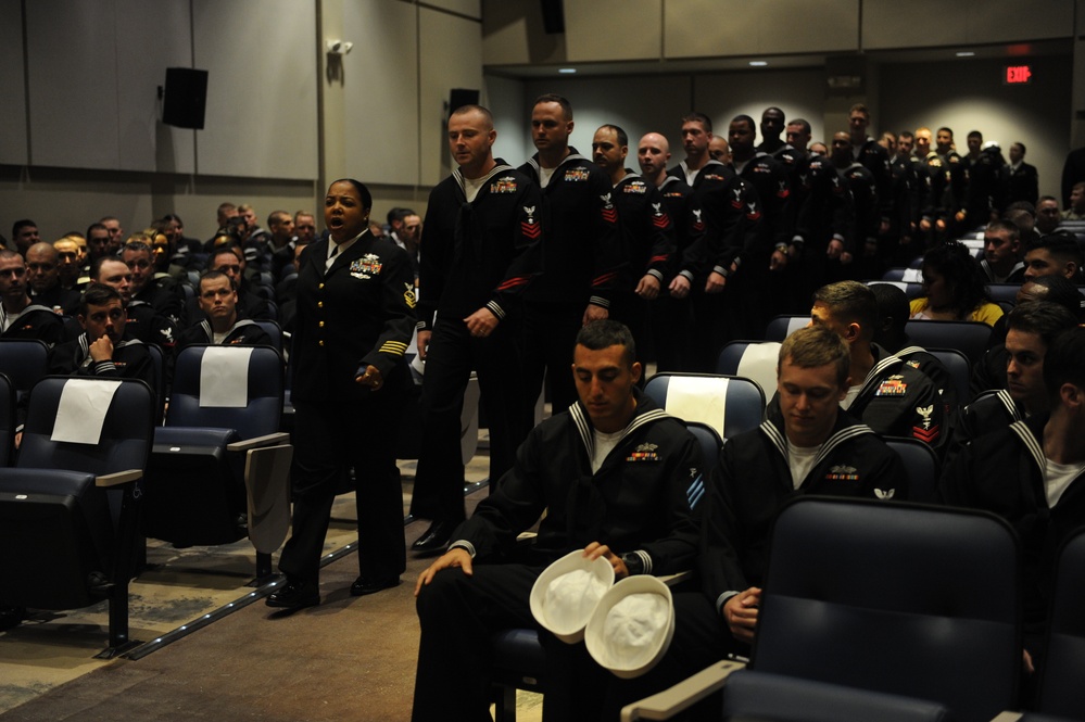 NMCB 1 pays homage to heritage, promotes Sailors