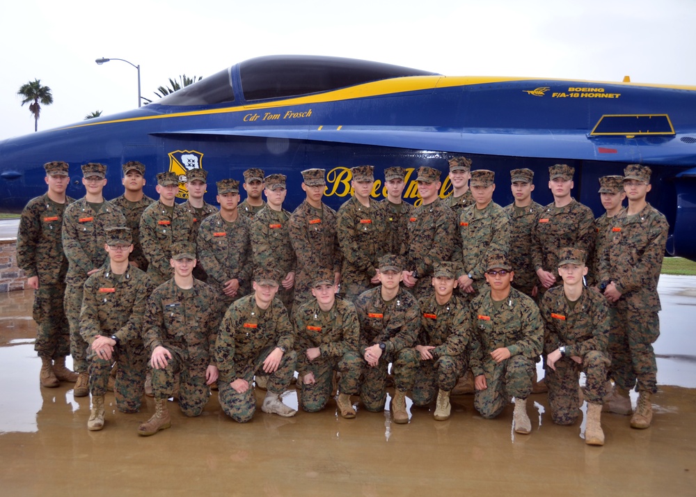NAS Kingsville hosts Marine Military Academy students
