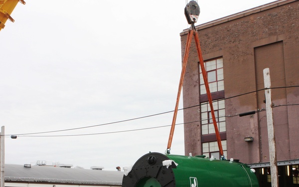 Naval Station Newport's central steam plant gets new boiler